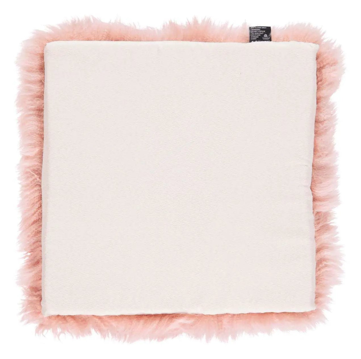 Hynde af Premium NZ langhåret lammeskind - Rosa, 37x37