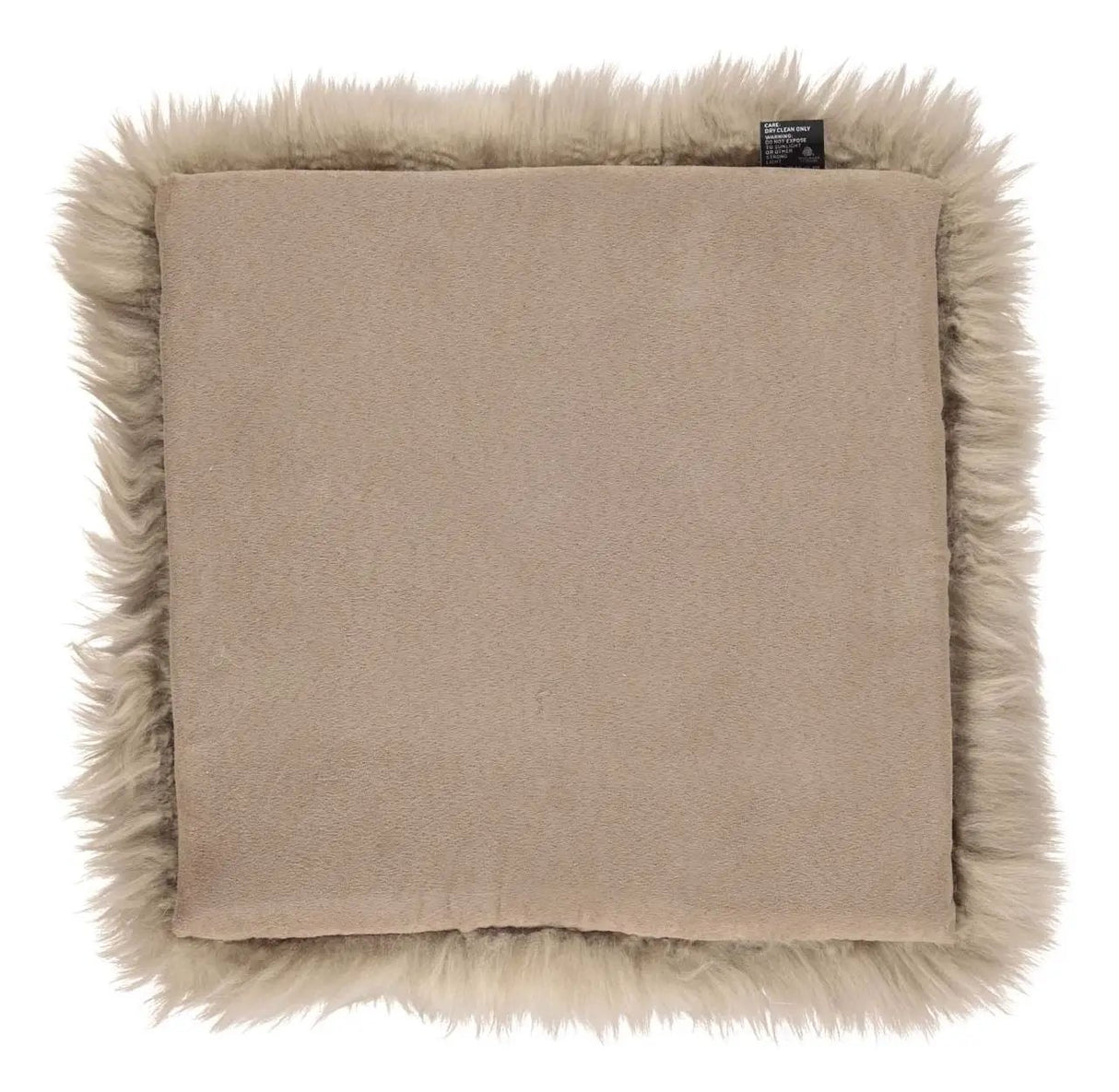 Hynde af Premium NZ langhåret lammeskind - Taupe, 37x37