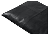 Hynde til Rib bænk B: 73cm, Sort læder - Unoliving.com