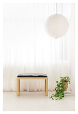 Hynde til Rib bænk B: 73cm, Sort læder - Unoliving.com