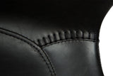 Hype Kontorstol, vintage sort kunstlæder/sort base - Unoliving.com