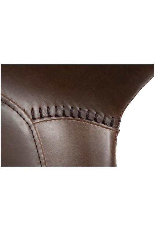 Hype Spisebordsstol, Vintage Cocoa Kunstlæder - Unoliving.com