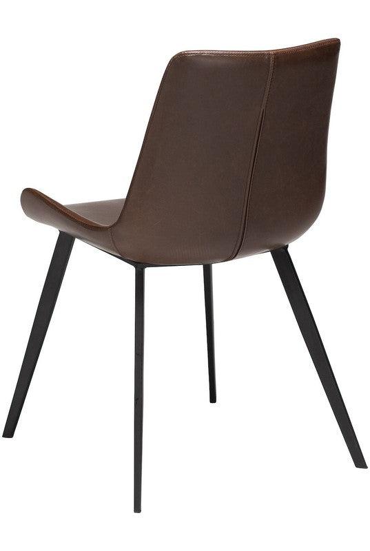 Hype Spisebordsstol, Vintage Cocoa Kunstlæder - Unoliving.com