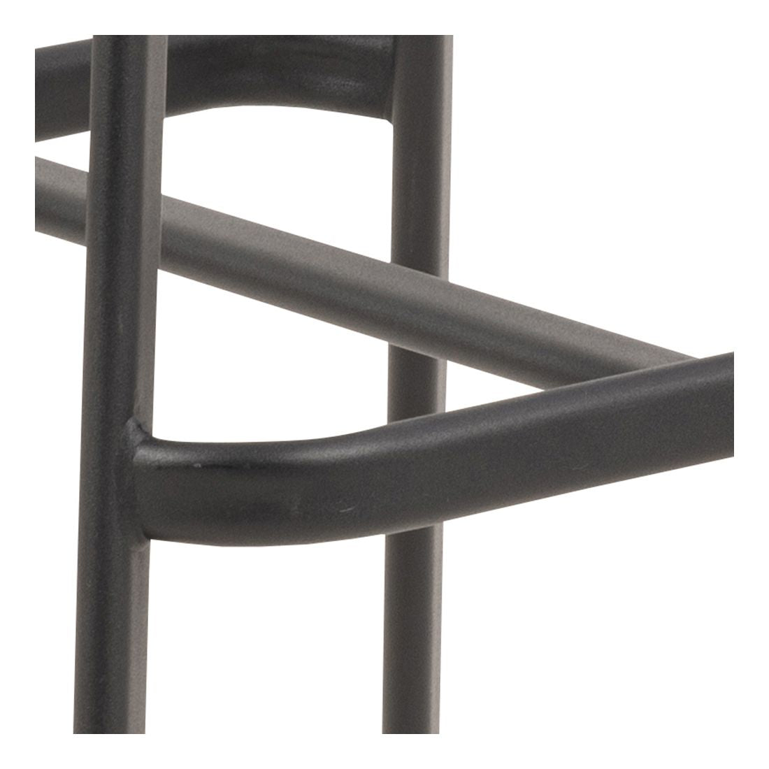 I_Oregon Barstol, PU Vintage læderlook sort - Unoliving.com