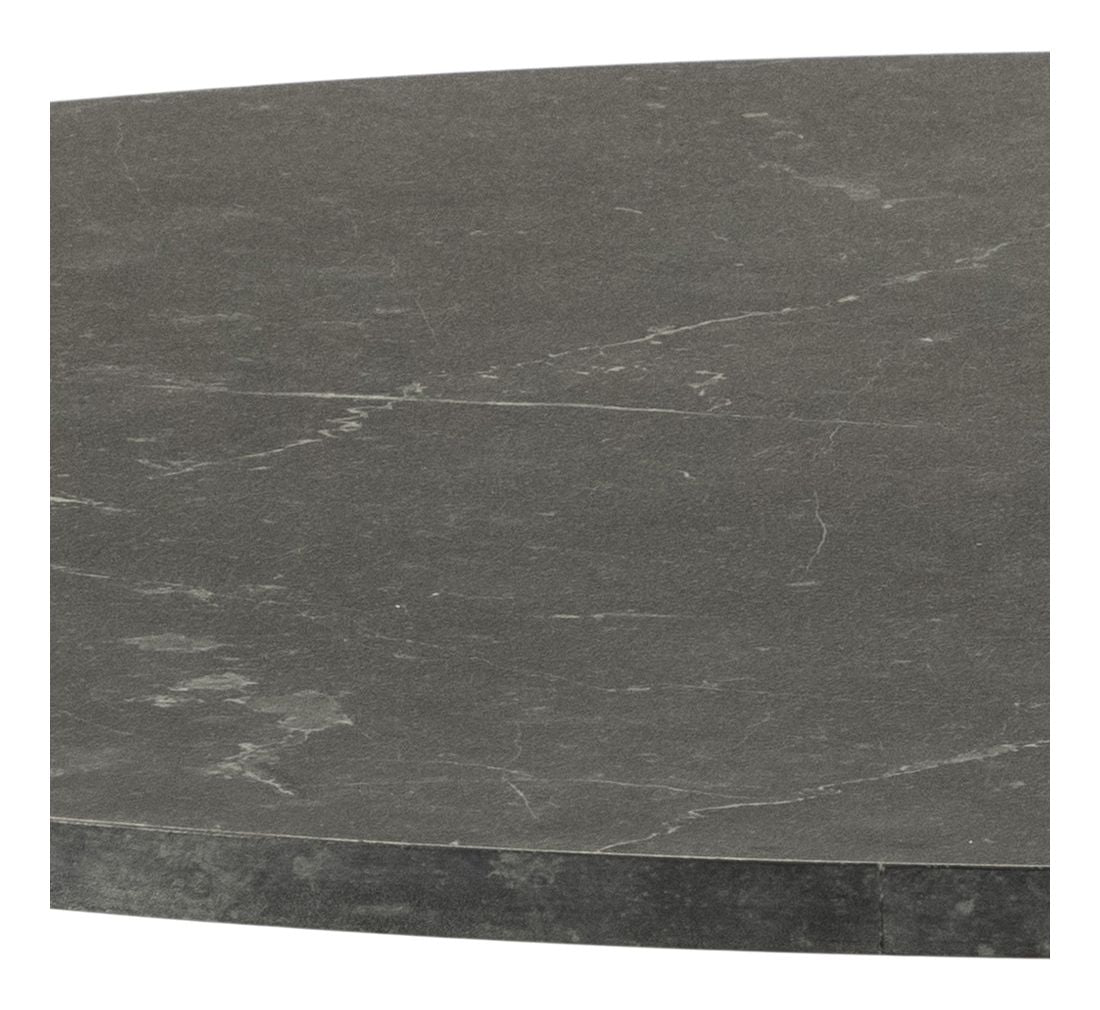 Ibiza Spisebord Ø110m. sort marmorprint Matsort, Ø110 - Unoliving.com