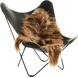 Islandsk langhåret Lammeskind +120cm - Rusty Brown