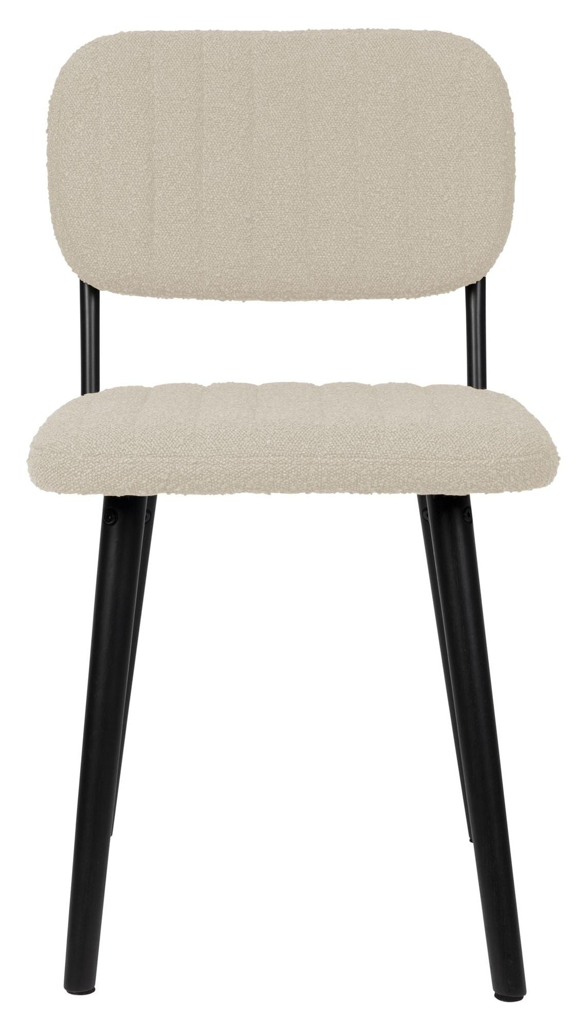 Jake Spisebordsstol, Offwhite Bouclé - Unoliving.com