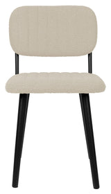 Jake Spisebordsstol, Offwhite Bouclé - Unoliving.com