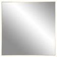 Jersey Spejl 60x60, Messing look - Unoliving.com