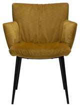 Join Spisebordsstol m. armlæn - Bronze Velour