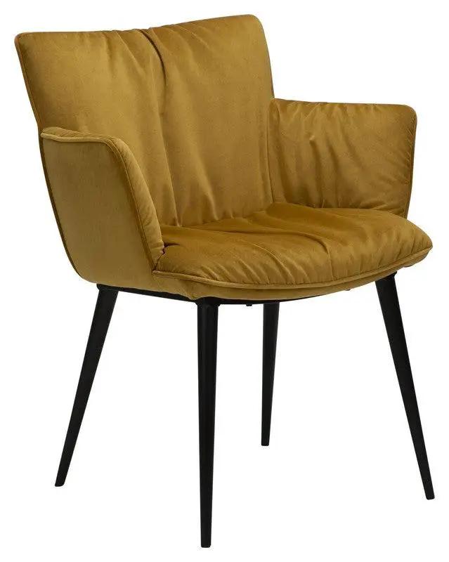 Join Spisebordsstol m. armlæn - Bronze Velour