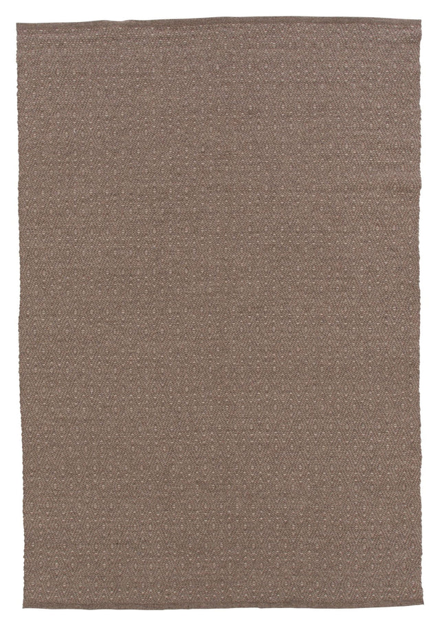 Julana uldmix tæppe, 170x240, Brun - Unoliving.com
