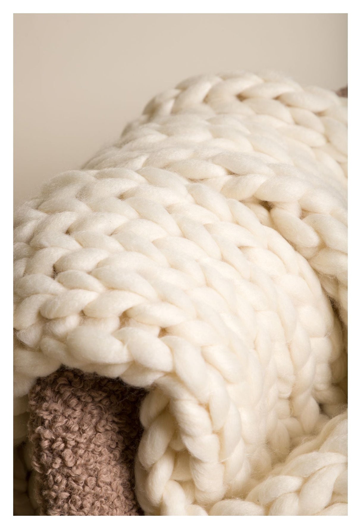 Kate Plaid 130x170 - Beige - Unoliving.com