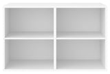 Keep Reol med 2 faste hylder. Modul 004, Hvid - Unoliving.com