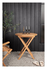 Kenya Cafébord Ø70 - Teak