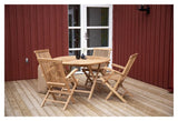Kenya Havebord Ø120, Teak