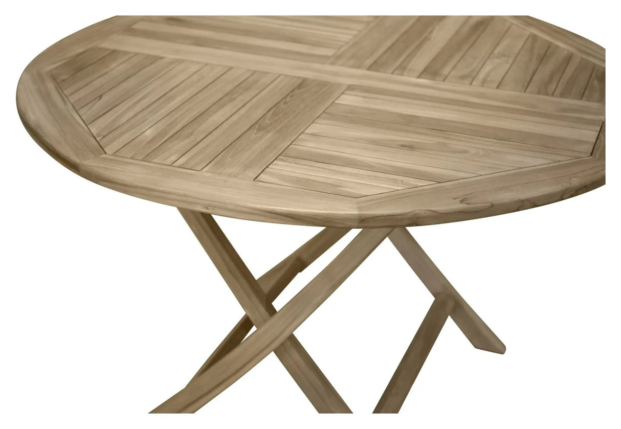 Kenya Havebord Ø120, Teak