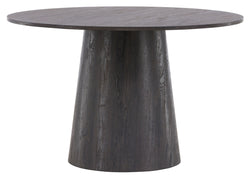 Lanzo Spisebord, Ø120, Sort - Unoliving.com