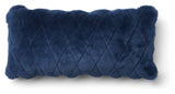 Leaf Pude af Premium NZ lammeskind, Dbl. Sidet, Navy blue