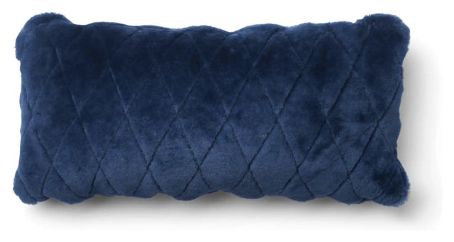 Leaf Pude af Premium NZ lammeskind, Dbl. Sidet, Navy blue