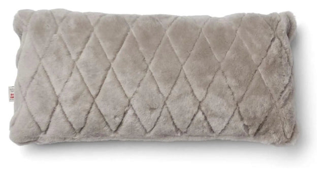 Leaf Pude af Premium NZ lammeskind, Dbl. Sidet, Silver grey