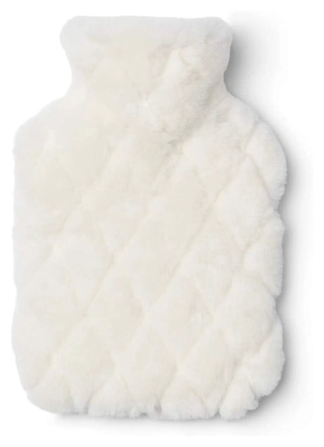 Leaf Varmedunk af Premium NZ moccasin lammeskind, Hvid