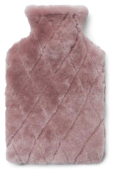 Leaf Varmedunk af Premium NZ moccasin lammeskind, Lys lilla