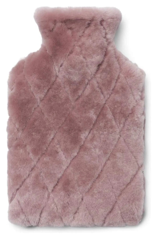 Leaf Varmedunk af Premium NZ moccasin lammeskind, Lys lilla
