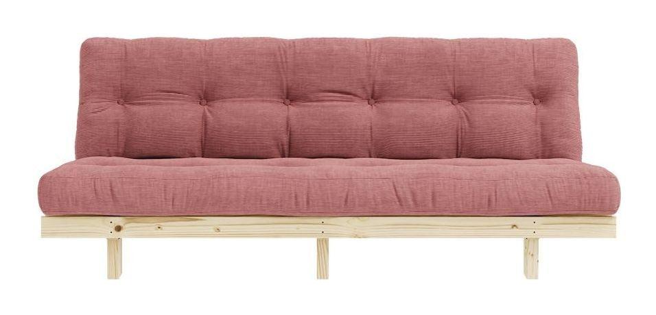 Lean Sovesofa, Sorbet Pink fløjl - Unoliving.com
