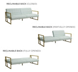 Lexington Moderne Sovesofa, Bleget blågrøn - Unoliving.com