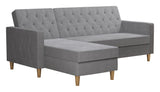 Liberty Sovesofa m. opbevaring, Lysegrå - Unoliving.com