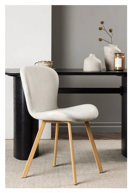 Lilja Spisebordsstol, Oaklook, Beige Stof