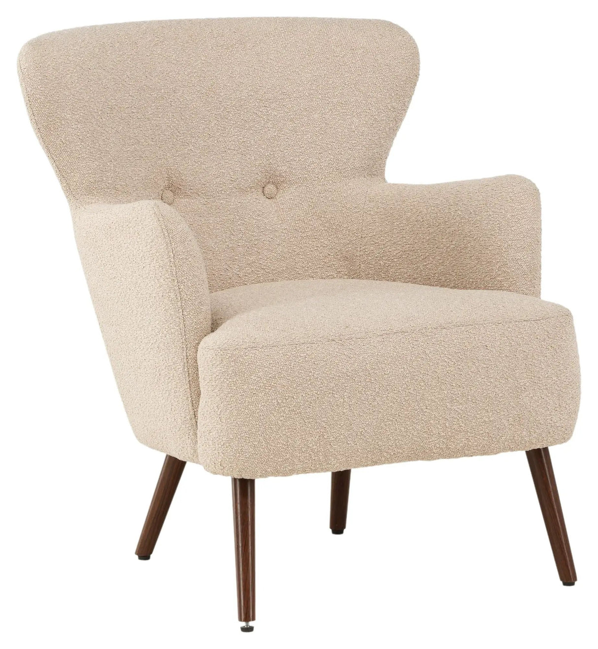 Lincoln Lænestol - Beige Bouclé
