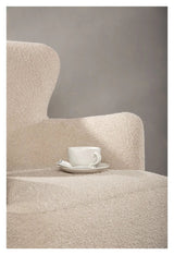 Lincoln Lænestol - Beige Bouclé