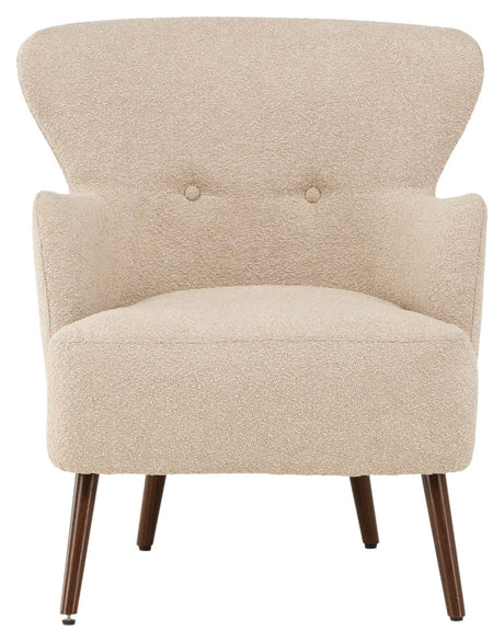 Lincoln Lænestol - Beige Bouclé
