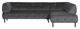 Lloyd Sofa m. chaiselong, højrevendt - Antracit - Unoliving.com
