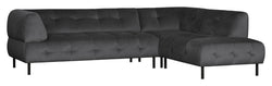 Lloyd Sofa m. chaiselong, højrevendt - Antracit - Unoliving.com