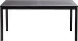 Løkken Havebord 165x80, Sort