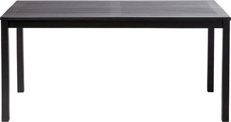 Løkken Havebord 165x80, Sort