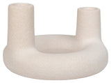 Lysestage, Ø13, beige