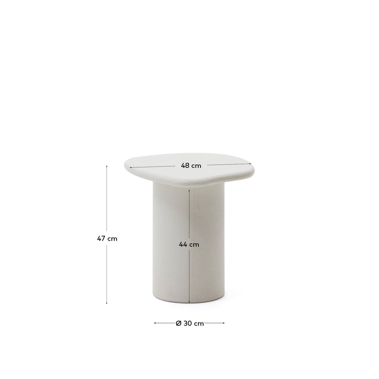 Macarella Sidebord, Hvid