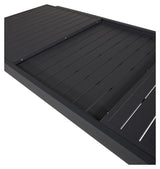 Marbella Havebord 160/240*100, Sort/Sort