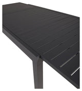 Marbella Havebord 160/240*100, Sort/Sort