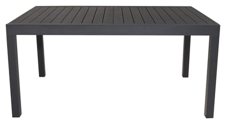 Marbella Havebord 160/240*100, Sort/Sort