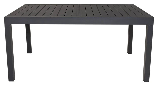 Marbella Havebord 160/240*100, Sort/Sort