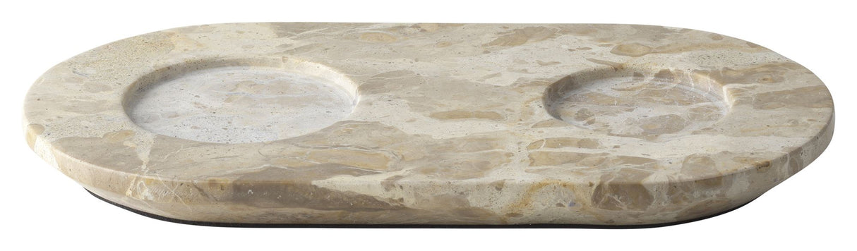 Marble Bakke til flasker, Beige marmor - Unoliving.com