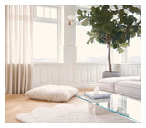 Maxi Float Gulvpude, korthåret NZ lammeskind, Dbl., Pearl
