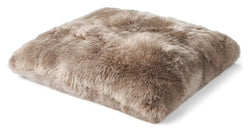 Maxi Float Gulvpude, langhåret NZ lammeskind, Dbl., Taupe