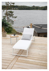 Mexico, Solseng, Hvid Aluminium/teak