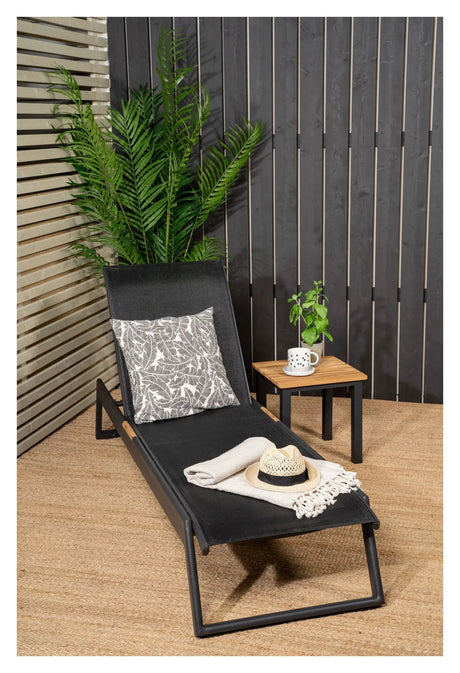 Mexico, Solseng, Sort Aluminium/teak